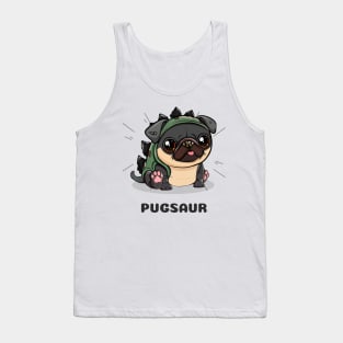 Pugsaur Tank Top